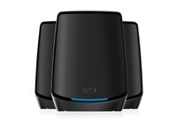 NETGEAR Orbi 860 Series RBK863SB Wi-Fi system (router, 2 extenders) up to 8,000 sq.ft 