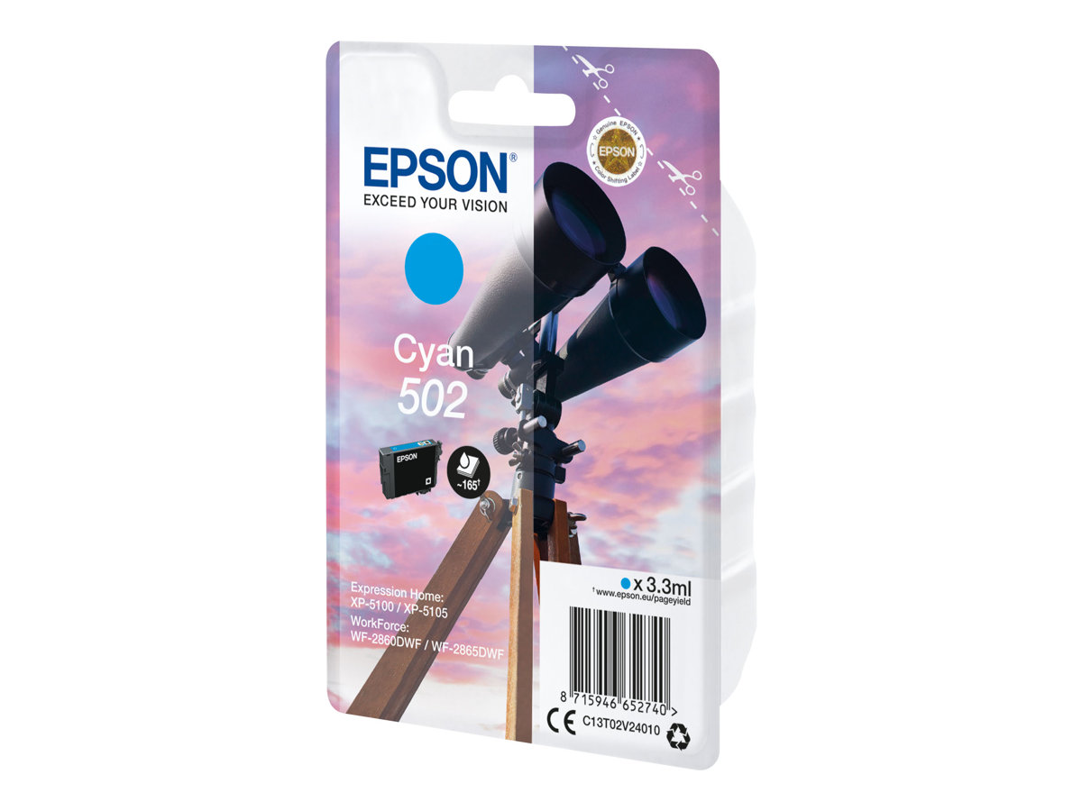 Epson 502 - azurová - originální - inkoustová cartridge – foto 3