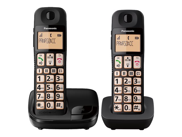 Panasonic Kx Tge112eb Cordless Phone With Caller Id Call Waiting Additional Handset