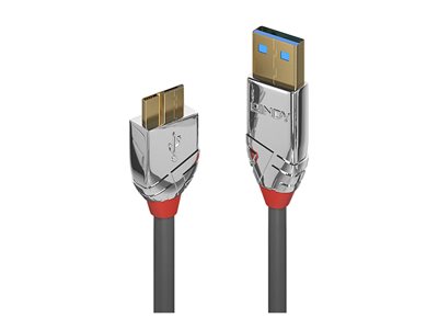 LINDY USB 3.0 Kabel Typ A/Micro-B Cromo Line M/M 3m - 36659