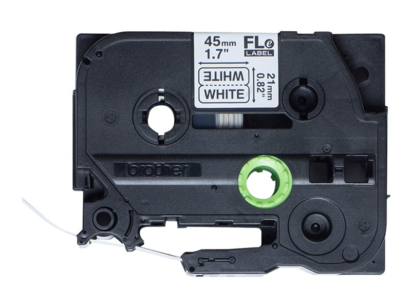 BROTHER FLe-2511 Bk On White Flag Tape