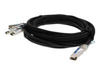 AddOn 1m Extreme Compatible QSFP+ Breakout DAC