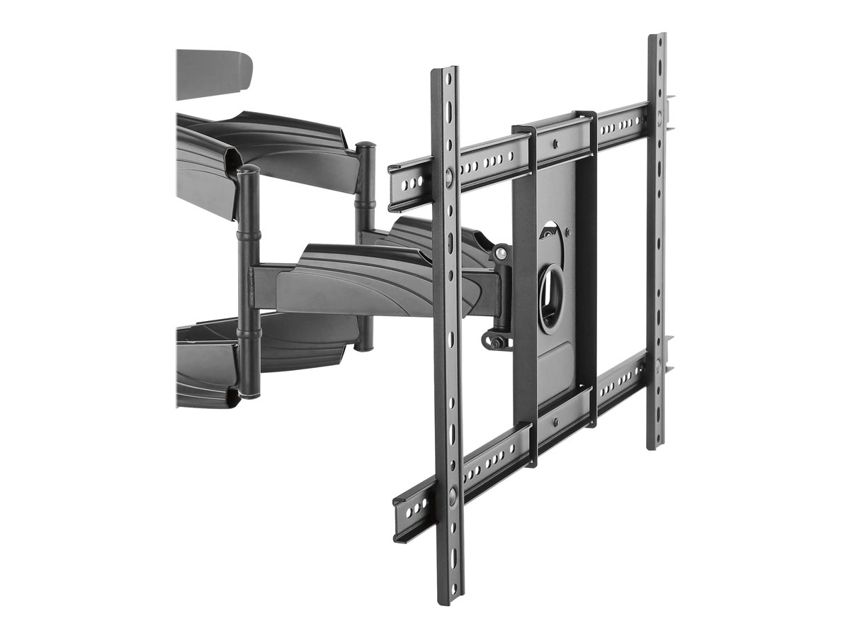StarTech.com TV Wall Mount supports up to 70 inch VESA Displays, Low Profile Full Motion Universal TV Flat Screen Wall Mount Heavy Duty Adjustable Tilt/Swivel Articulating Arm Bracket - Cable Management (FPWARTB2) montážní sada - pro televize - černá – foto 3