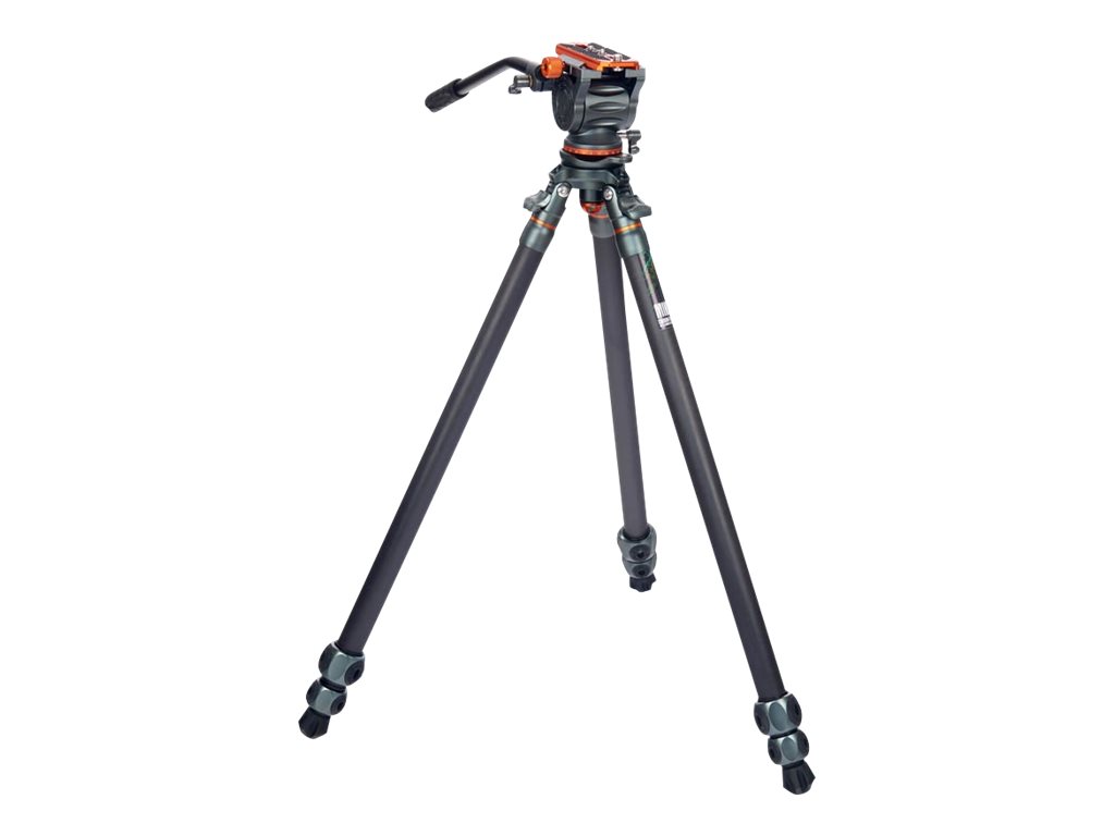 3 Legged Thing Legends Mike Tripod with Airhed Cine Standard Video - Grey - MIKEKIT-S