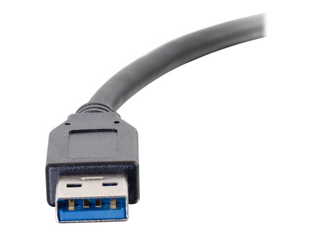 C2G 6ft USB C to USB A Cable - USB 3.2 - 5Gbps - M/M - USB cable - USB Type A (M) to USB-C (M) - USB 3.1 - 30 V - 3 A - 1.83 m - black