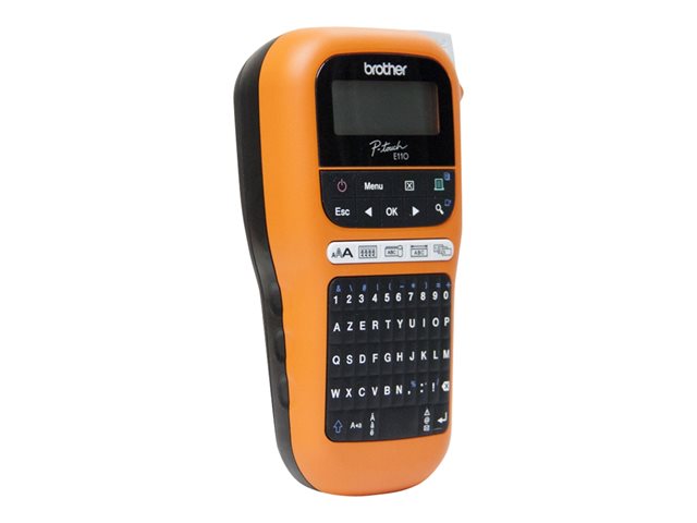 Brother P-Touch PT-E110 - tiqueteuse - Noir et blanc - transfert thermique