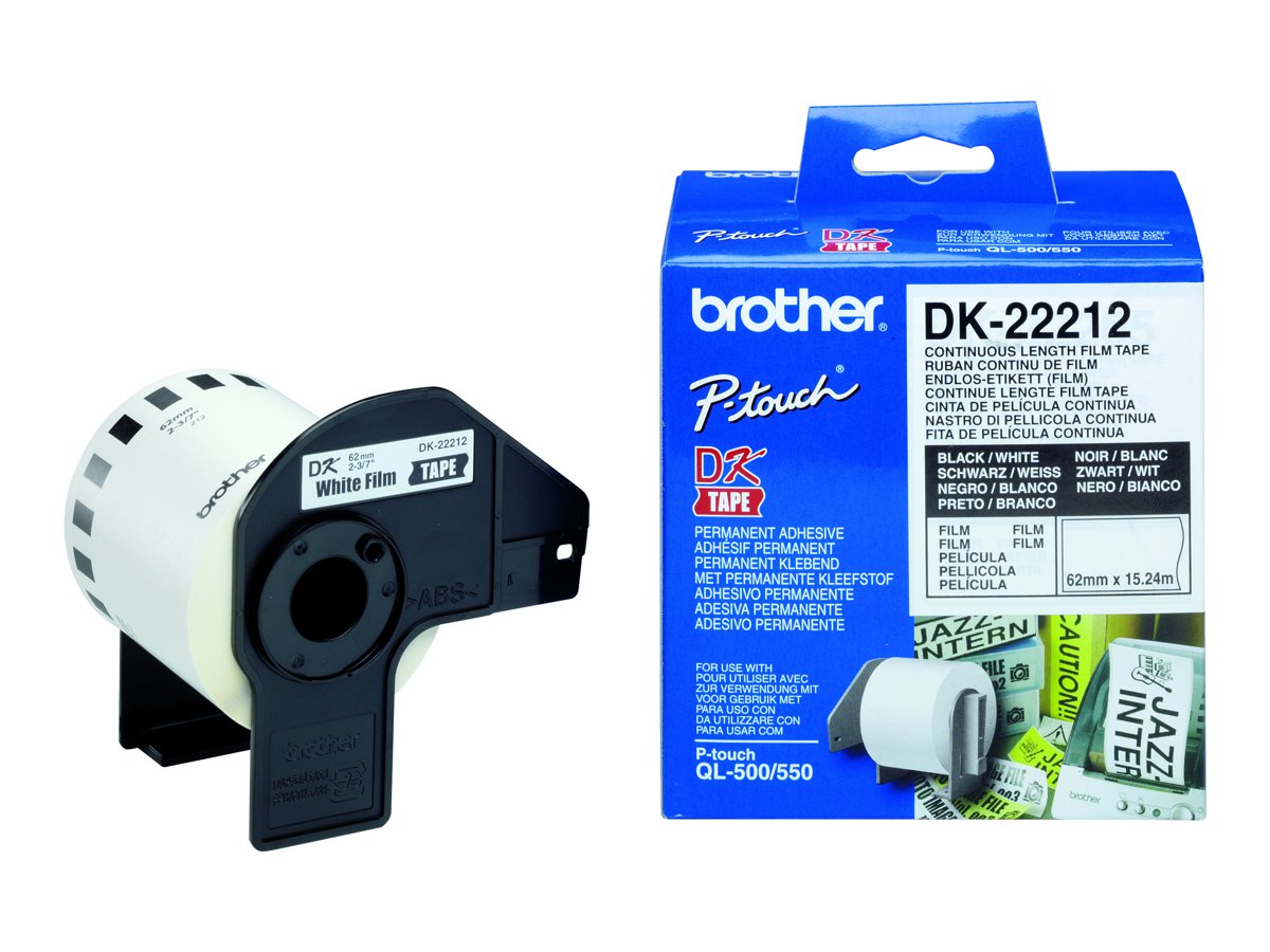 BROTHER RUBAN CONTINU NOIR/BLAN