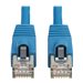 Eaton Tripp Lite Series Cat8 40G Snagless SSTP Ethernet Cable (RJ45 M/M), PoE, LSZH, Blue, 7 m (23 ft.)
