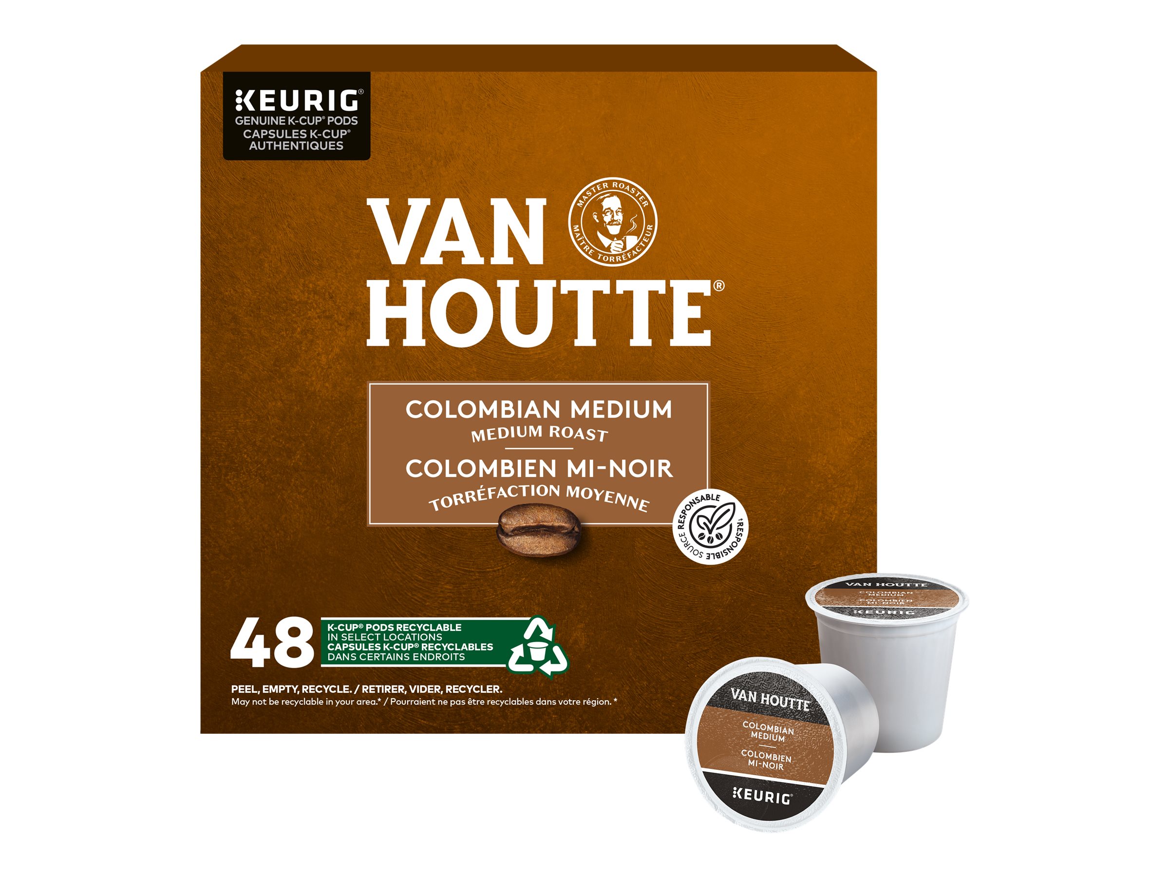 Van Houtte KCup Coffee Pods Colombian Medium Roast 48s