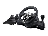 Ready2Gaming Hurricane Wheel Pro - Sæt med rat, pedaler og håndtag til gearskifte - kablet - for PC, Sony PlayStation 4, Sony PlayStation 3, Nintendo Switch