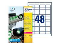 Avery Heavy Duty Laser Labels Etiketter 45.7 x 21.2 mm 960etikette(r)