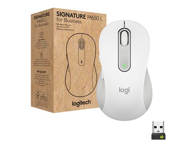 Logitech Signature M650 L cordless mouse for Leftie, southpaw