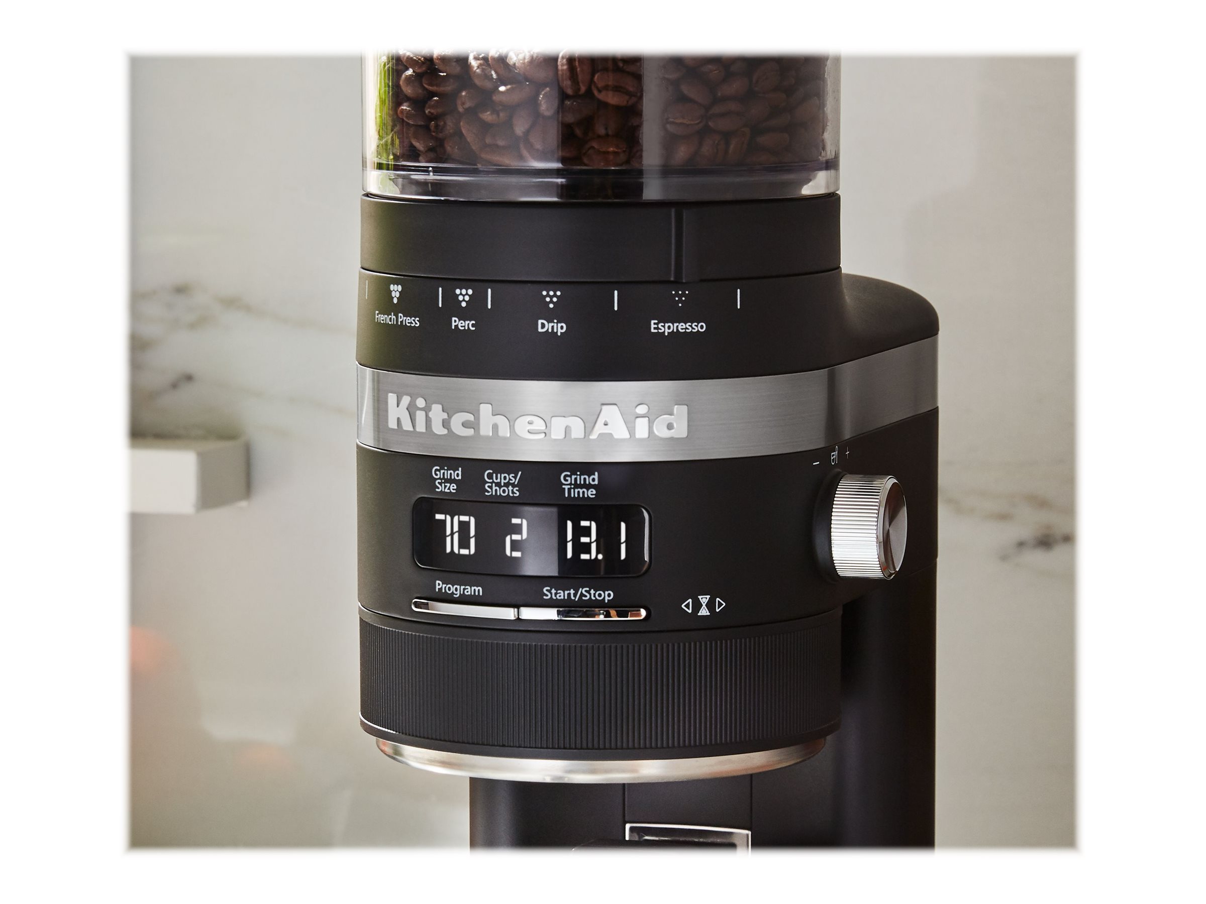 KitchenAid - KCG8433BM - Burr Coffee Grinder-KCG8433BM