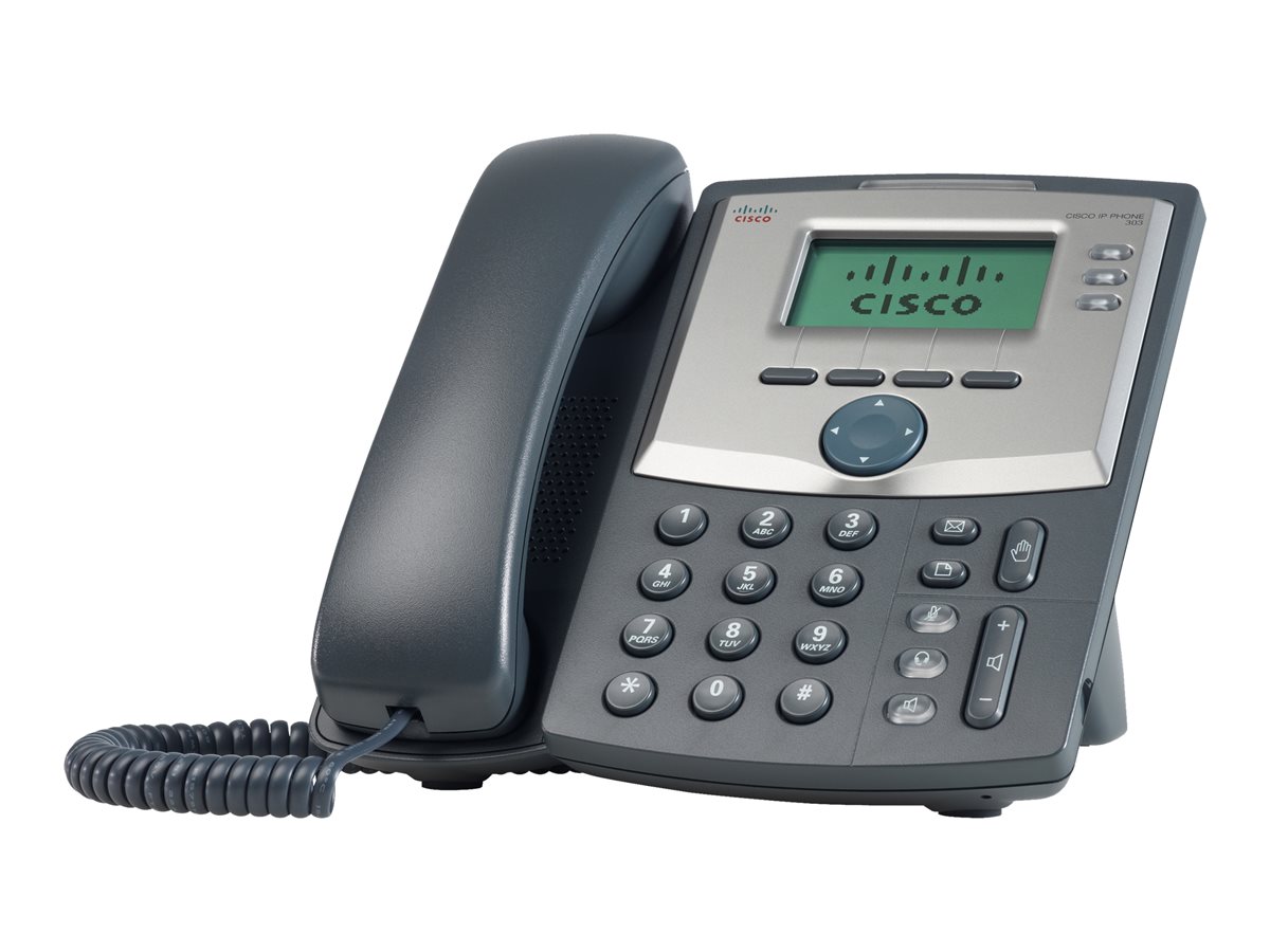 Cisco Small Business SPA 303 - telefon VoIP - 3-cestný možnost volání