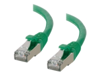 C2G 12ft Cat6 Ethernet Cable - Snagless Shielded (STP) - Green