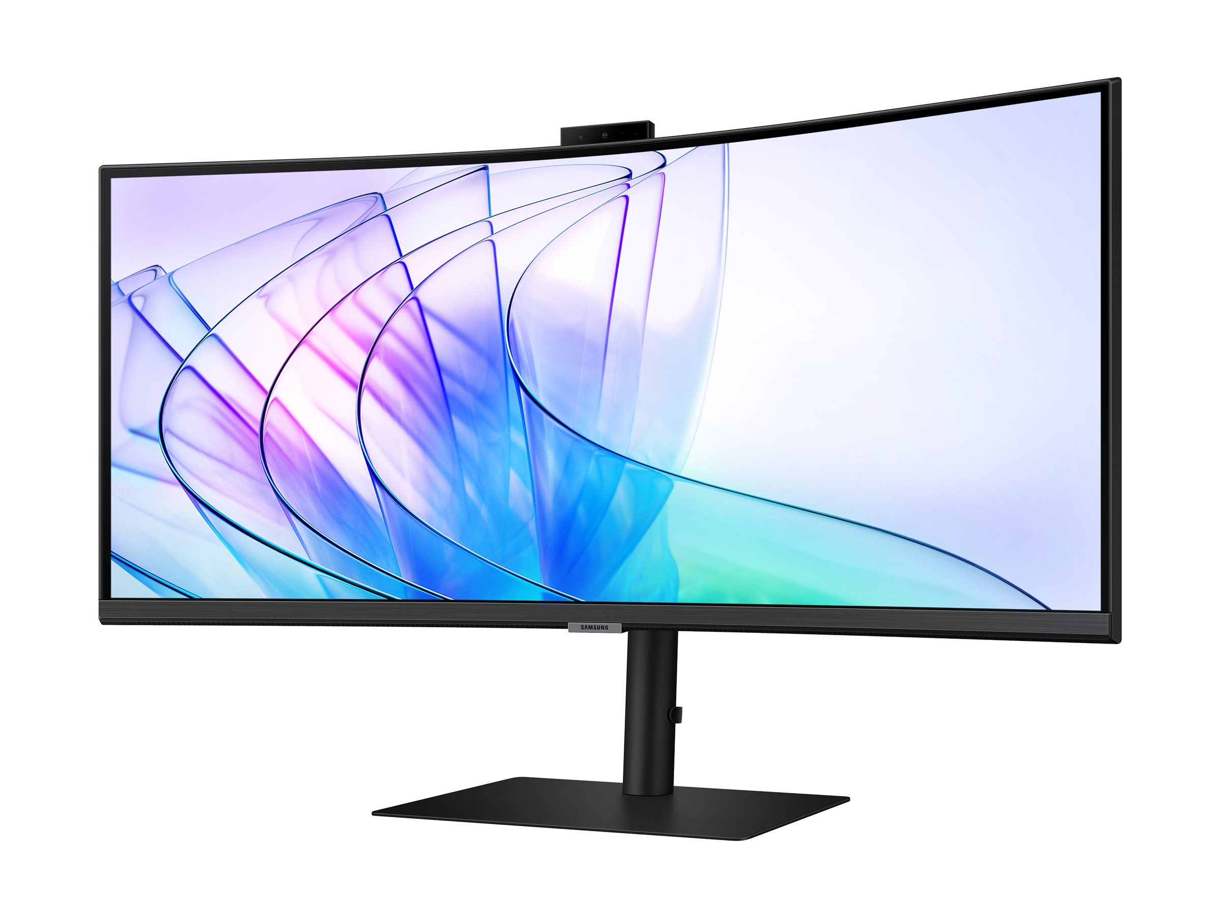 Samsung ViewFinity S6 S34C650VEE S65VC Series LED monitor curved 34 Product shot Right-angle 80002
