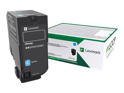 Lexmark - Cyan - original - toner cartridge LCCP, LRP 