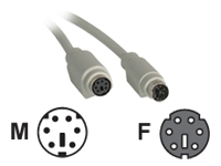 C2G - Rallonge de câble de clavier / souris - PS/2 (M) pour PS/2 (F) - 7.6 m 