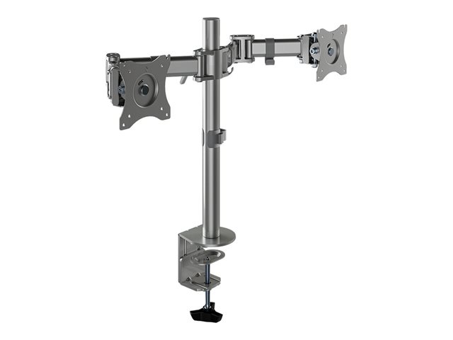 NEOMOUNTS Flat Desk Mount 2 screens Silv