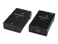 StarTech.com USB 2.0 Extender over Cat5e/Cat6 Cable (RJ45), Up to 165ft (50m), High Speed USB Port Extender Adapter Kit, Powe