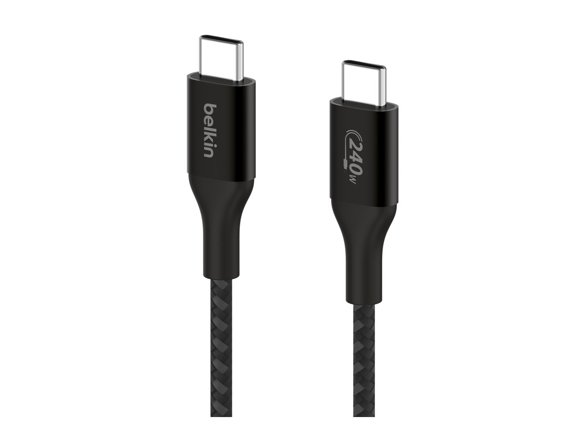 Belkin BOOST CHARGE USB 2.0 USB Type-C kabel 2m Sort