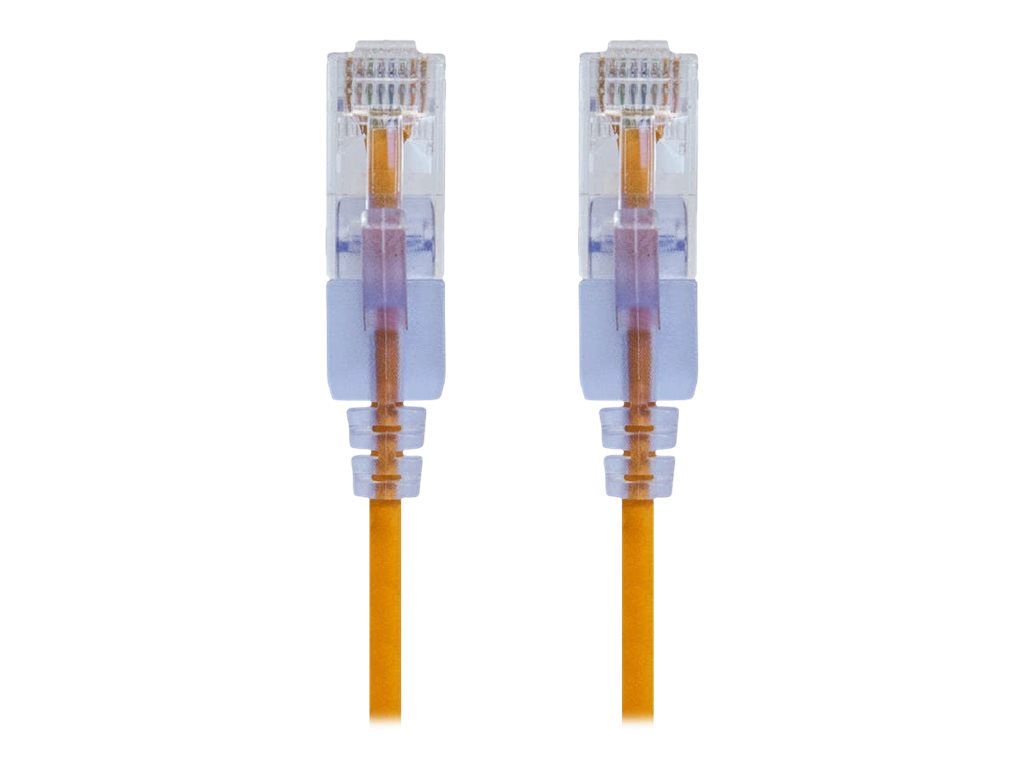 SLIMRUN CAT6A ETHERNET PATCH CABLE -SNAGLESS RJ45_ 550MHZ_ U