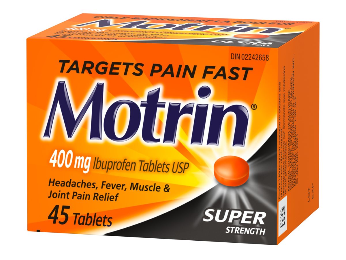 Motrin Super Strength Tablets - 45's