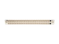 Eaton Tripp Lite Series 48-Port Cat6a Patch Panel Rackmount Shielded Feedthrough RJ45 1U - patch panel - 1U - 19" - TAA Compliant
