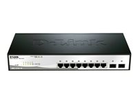D-Link Smart+ DGS-1210-10 - switch - 8 ports - Managed - rack-mountable