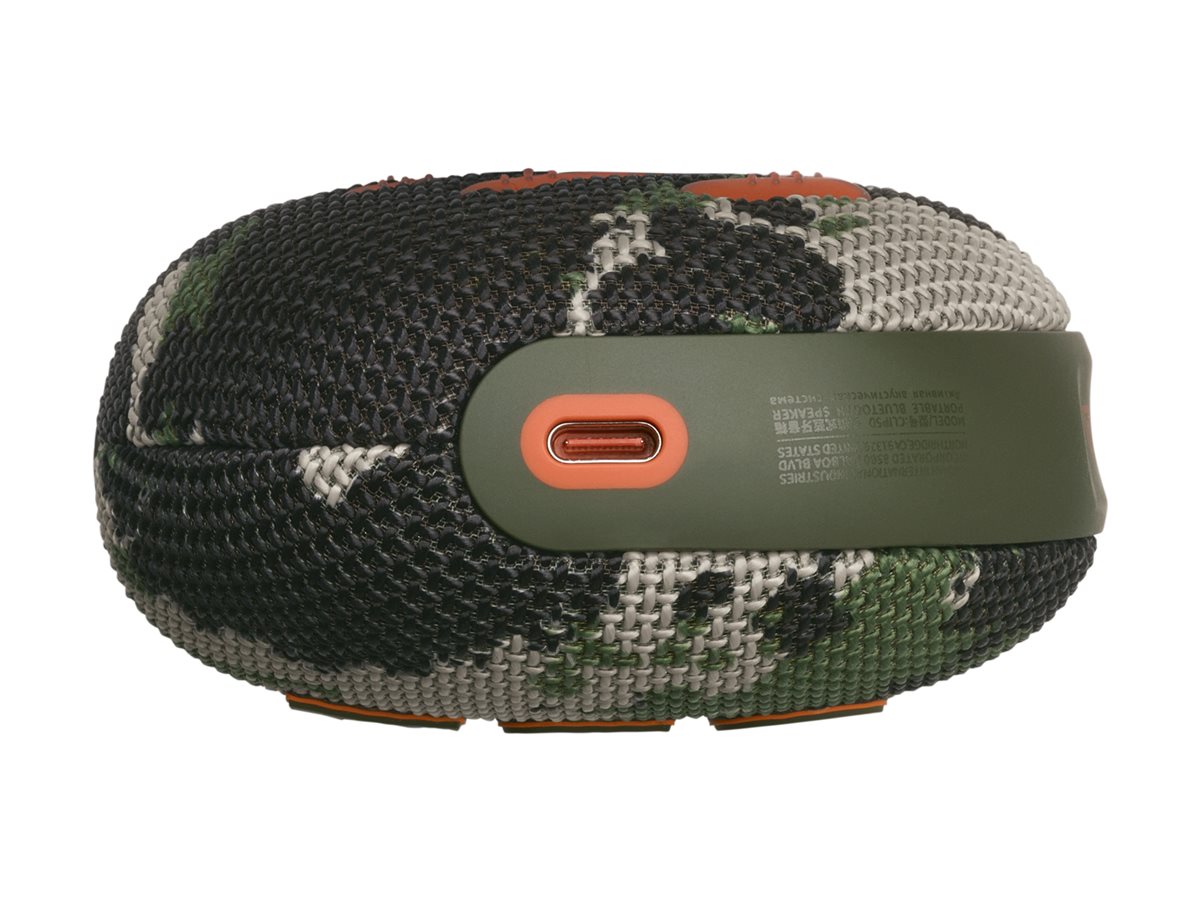 JBL Clip 5 Portable Bluetooth Speaker - Squad - JBLCLIP5SQUADAM