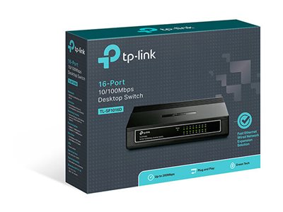 TP-LINK 16port 10/100 Switch Desktop