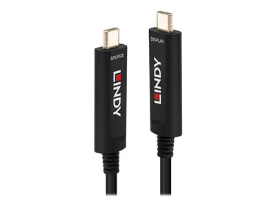 LINDY 15m Fibre Optic Hybrid USB Typ C Video Kabel - 38503