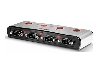 LINDY USB to Serial Converter 4 Port
