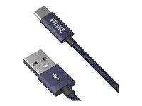 YENKEE USB 2.0 USB Type-C kabel 1m Lilla