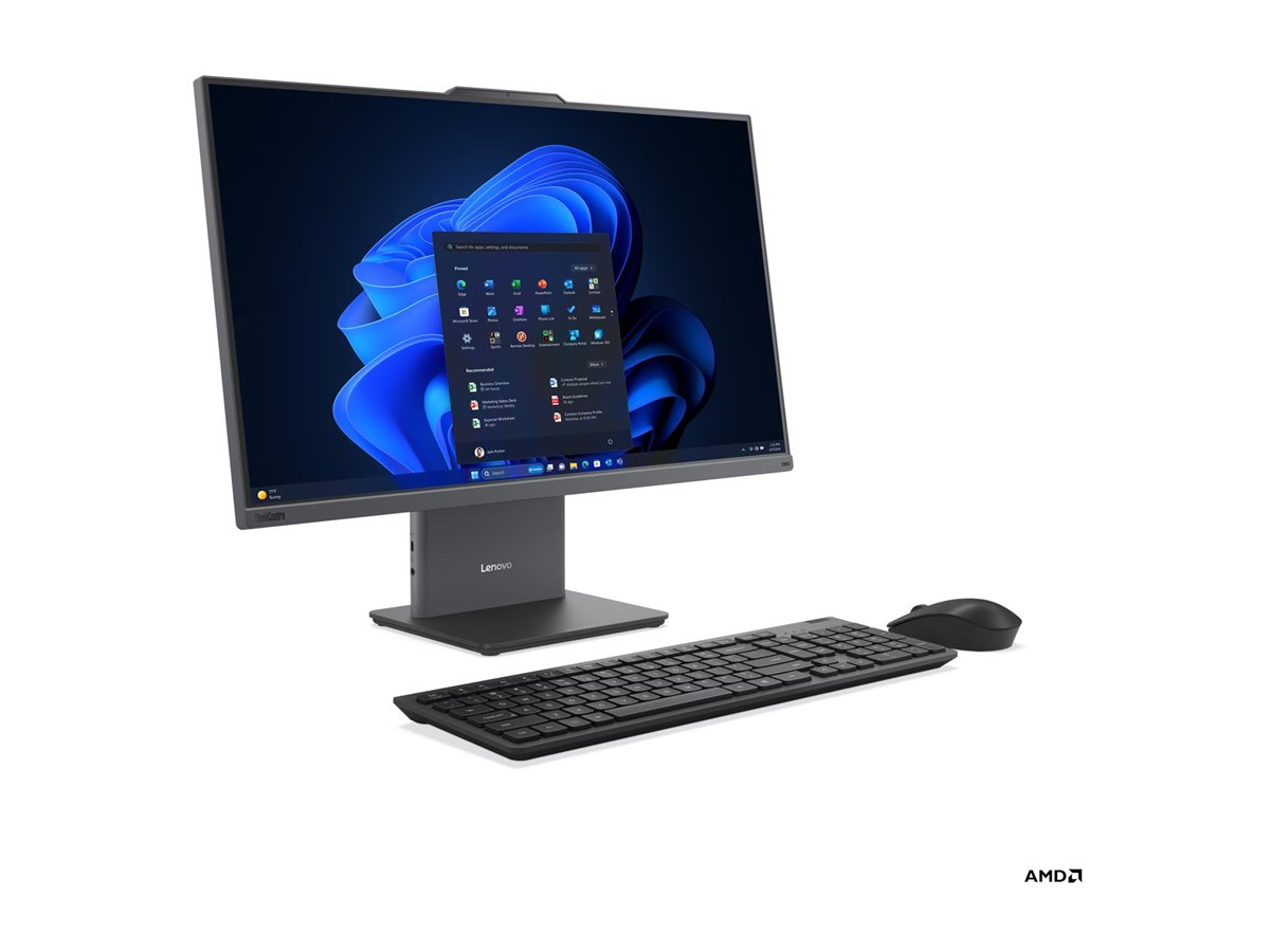 Lenovo ThinkCentre neo 55a 24 Gen 6 - vše v jednom - Copilot+ PC - Ryzen AI 7 350 2 GHz - 16 GB - SSD 512 GB - LED 23.8" - česká/slovenská – foto 5