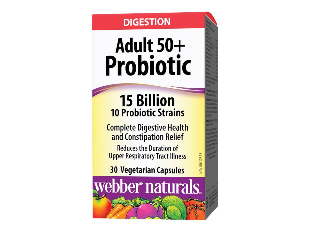 Webber Naturals Adult 50+ Probiotic Capsules - 30's