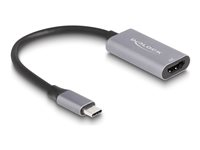 Delock Videoadapter 15cm Sort Grå