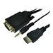 Cables Direct 77HDMI-VGCBL - display / audio cable