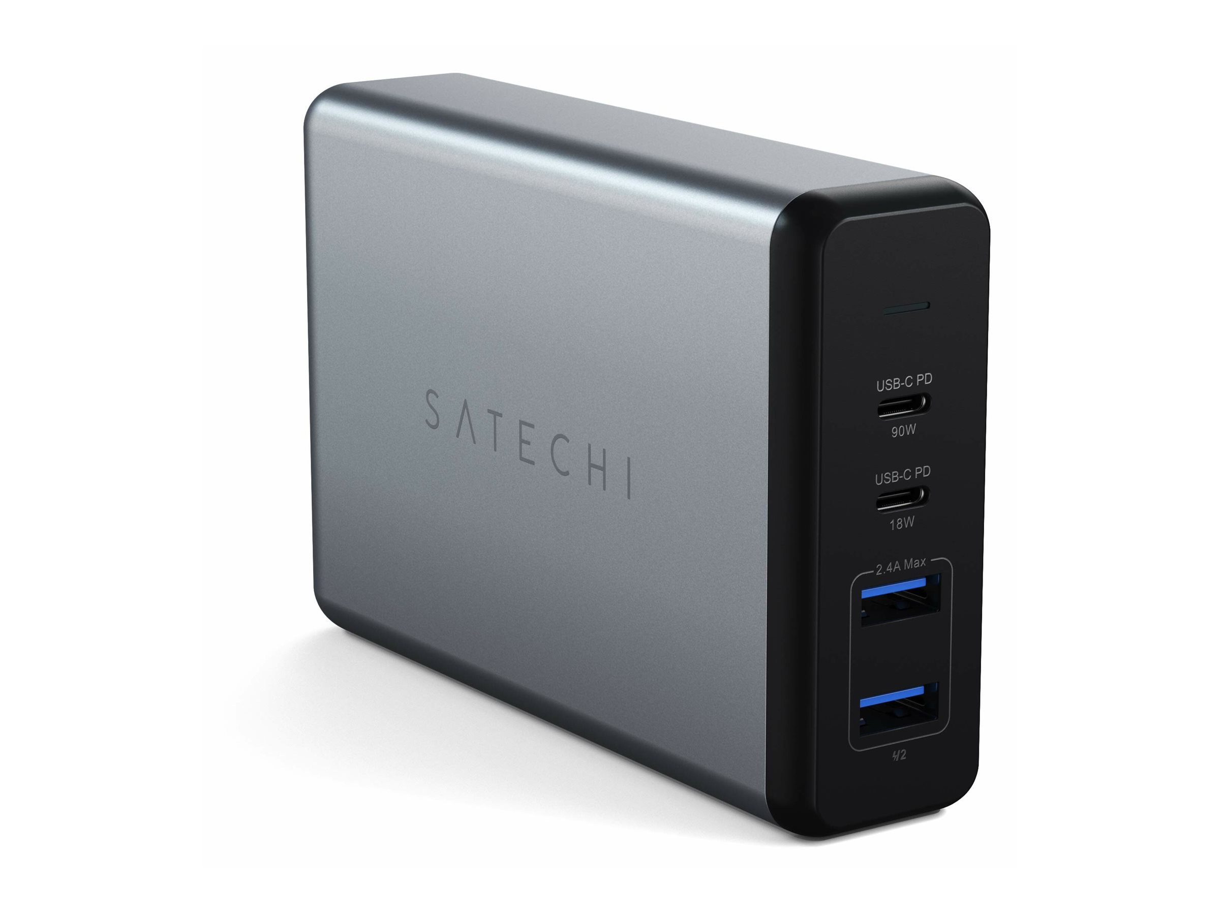 Satechi 108W Pro USB-C PD Desktop Charger power adapter 108 Product shot Front 79950