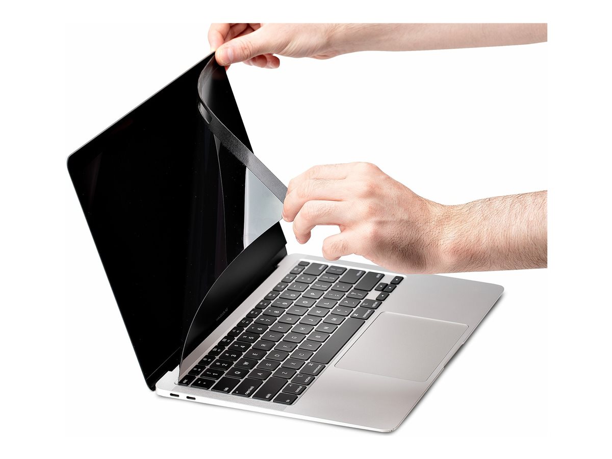 StarTech.com Laptop Privacy Screen for 13 inch MacBook Pro & MacBook Air, Magnetic Removable Security Filter, Blue Light Reducing Screen Protector 16:10, Matte/Glossy, +/-30 Degree Viewing - Blue Light Filter (PRIVSCNMAC13) - filtr pro zvýšení soukromí k notebooku - kompatibilní s TAA – foto 7