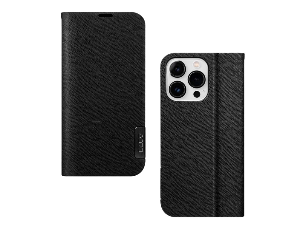 Laut PRESTIGE FOLIO Flip Cover for iPhone 14 Pro Black