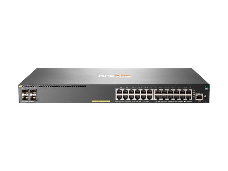 HPE Aruba 2930F 24G PoE+ 4SFP+ Switch