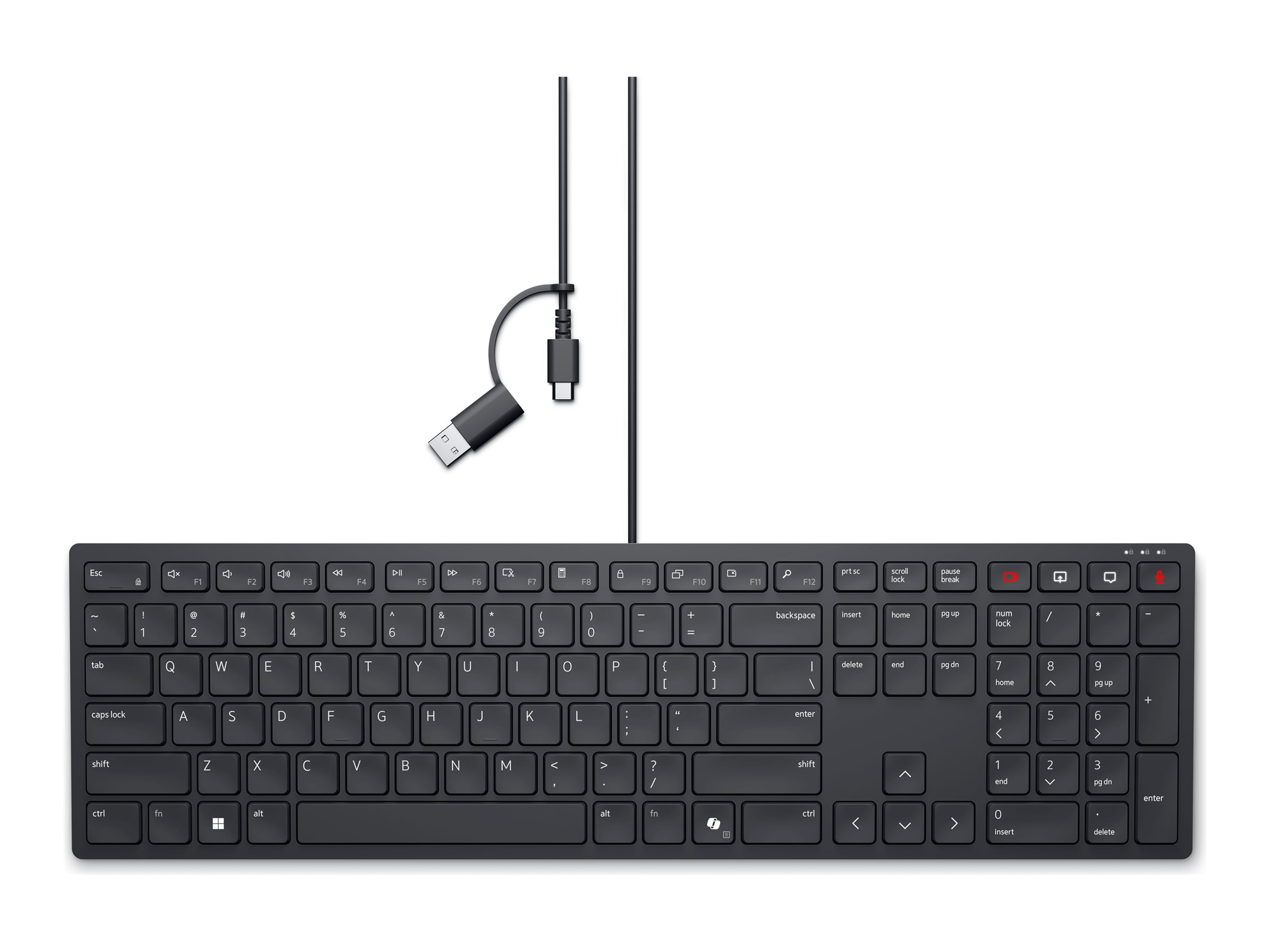 Dell Wired Collaboration Keyboard Kb525c Keyboard Qwerty Uk Black Input Device