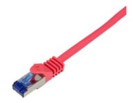 LogiLink Professional Ultraflex CAT 7 (kabel)/CAT 6a (stikforbindelser) S/FTP 7.5m Patchkabel Rød RAL 3018