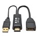 Eaton Tripp Lite Series HDMI to DisplayPort Active Converter 4K with USB Power, HDMI to DisplayPort (M/F), 4096 x 2160/4K x 2K @ 30 Hz, 6 in.