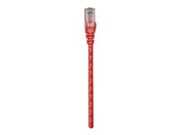 Intellinet Network Patch Cable, Cat6, 0.5m, Red, CCA, U/UTP, PVC, RJ45, Gold Plated Contacts, Snagless, Booted, Lifetime Warr