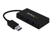 StarTech.com Hub USB 3.0 - 4 ports - USB-A vers 3x USB-A 1x USB-C - Concentrateur USB Type-C - Adaptateur d'alimentation inclus