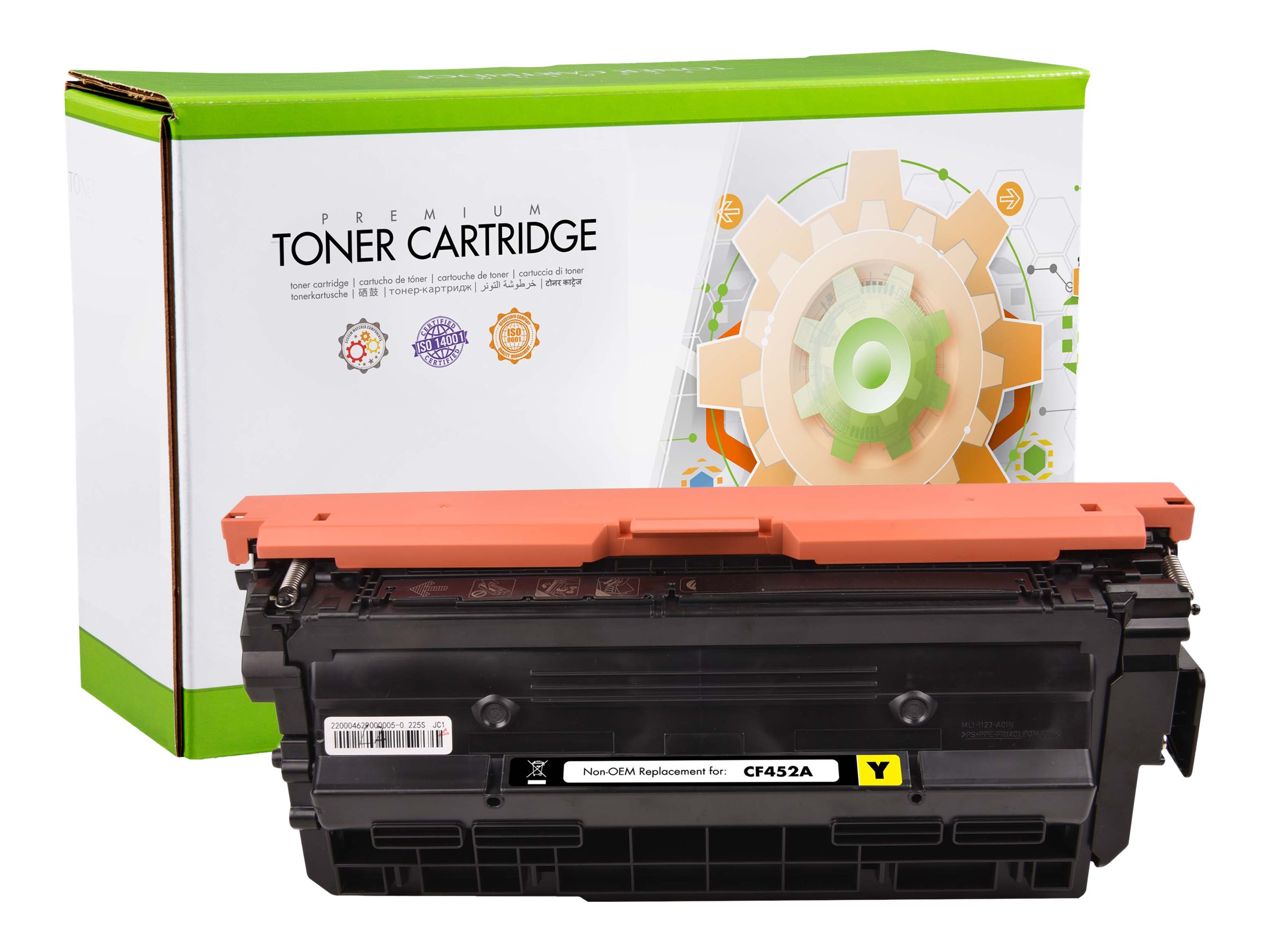 STATIC Toner cartridge compatible with HP CF452A yellow remanufactured 10.500 pages