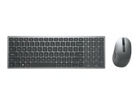 Dell Multi-Device Wireless Keyboard and Mouse Combo KM7120W Tastatur og mus-sæt Saks Trådløs