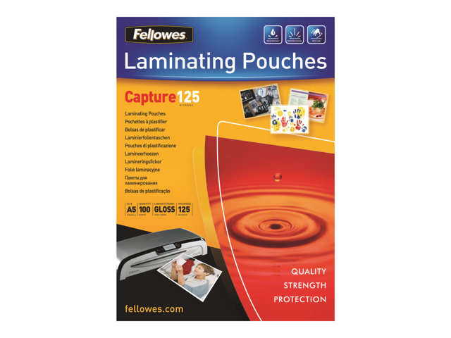 FELLOWES IL LAMINATING POUCH A5 125MIC
